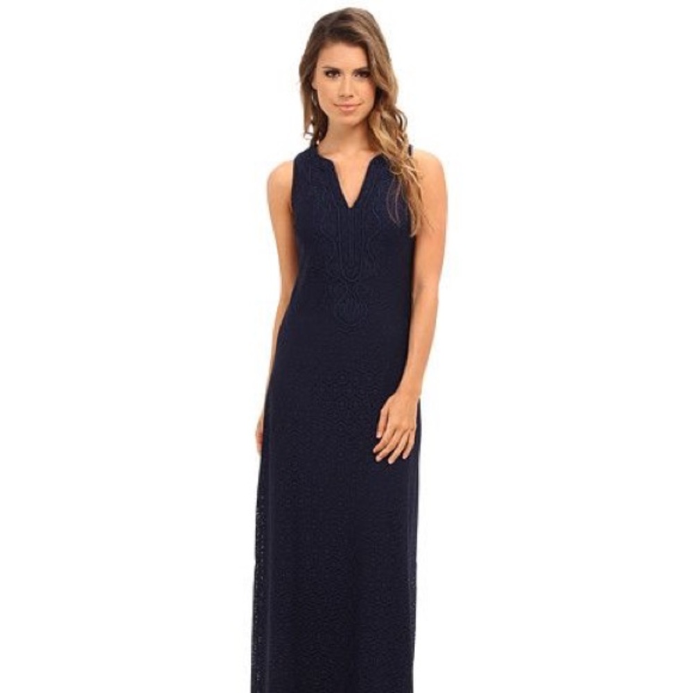 Lilly Pulitzer Maxi Dress - navy blue